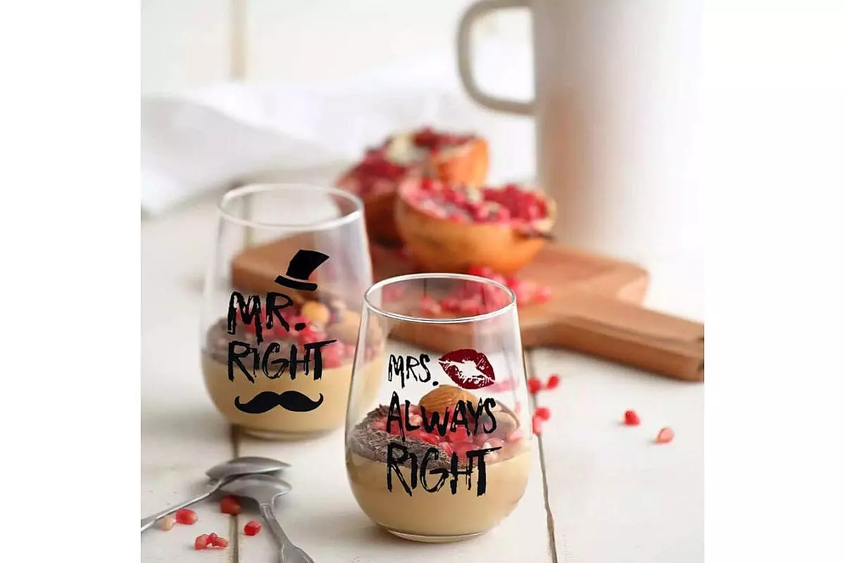Bicchieri Mr Right e Mrs Always Right